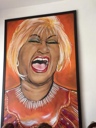 338x450 Celia Cruz Painting - Celia Cruz Painting