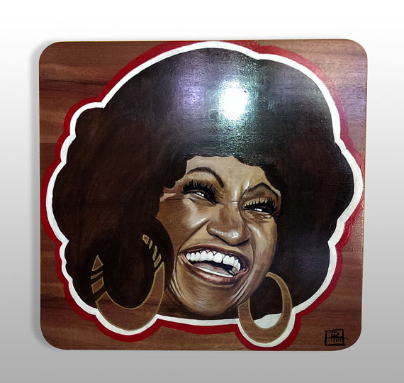 570x540 Items Similar To Acrylic Celia Cruz Painting On Wood Varnished - Celia Cruz Painting