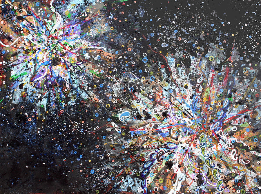 900x672 Cell No.7 Painting By Angela Canada Hopkins - Cell Painting