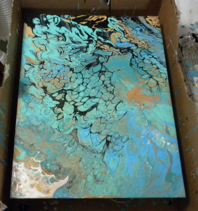 751x800 Glowing Cell Painting. My Paintings And Creative Stuff - Cell Painting