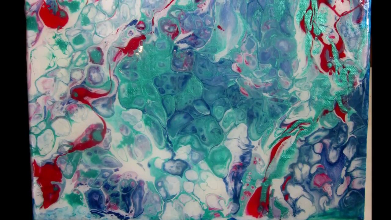 1280x720 Acrylic Pour - Cell Painting
