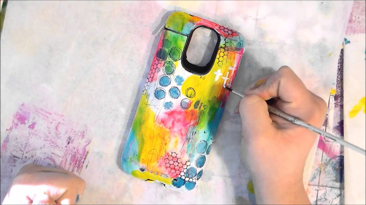 1280x720 Tutorial On Painting Your Cell Phone Case - Cell Phone Painting
