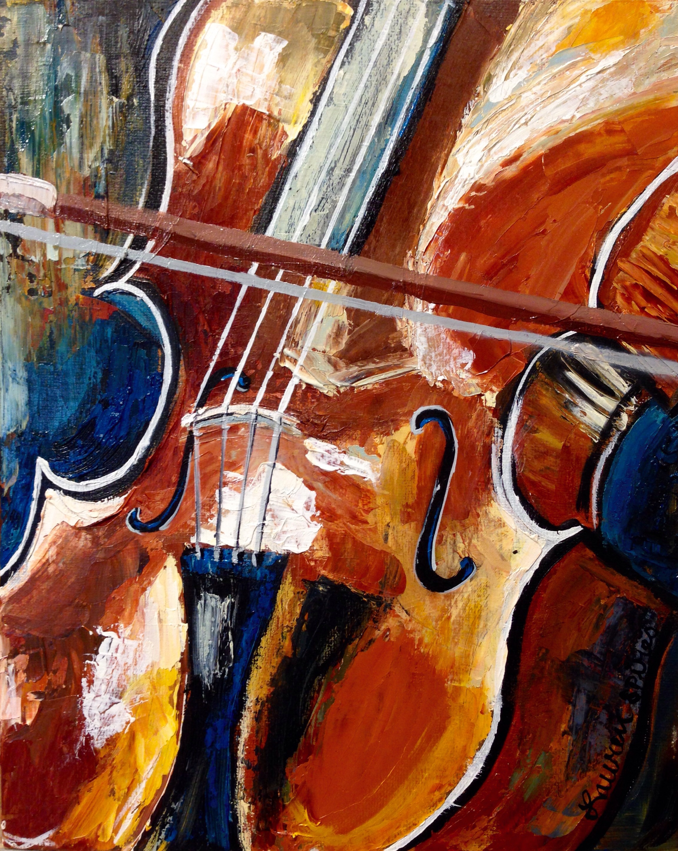 Cello Painting at Explore collection of Cello Painting