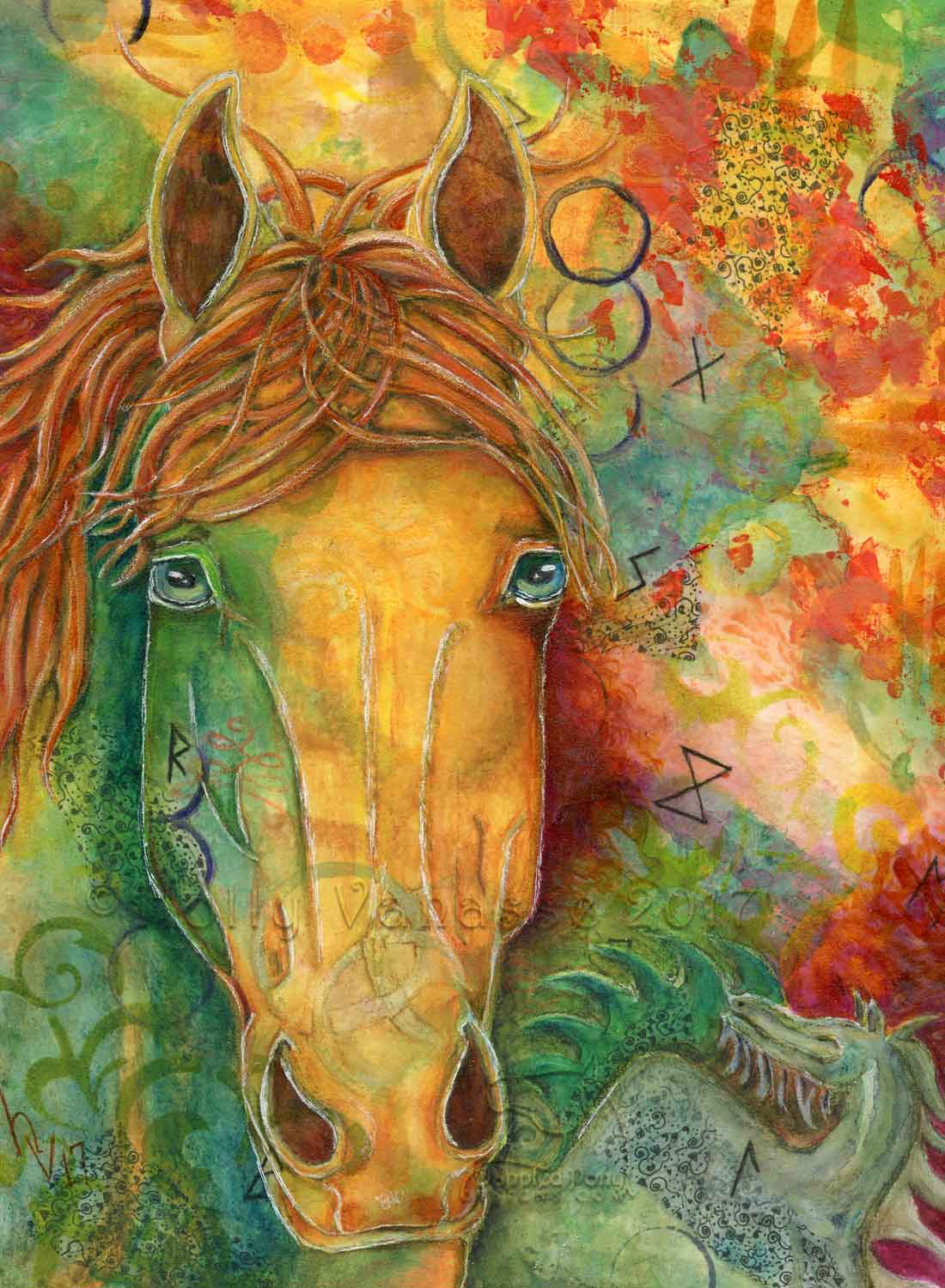 1100x1500 Soul's Friend - Celtic Knot Painting