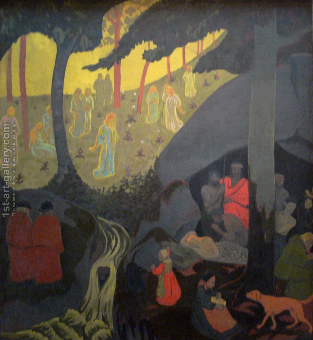 1000x1084 Celtic Tale Paul Serusier Reproduction 1st Art Gallery - Celtic Painting
