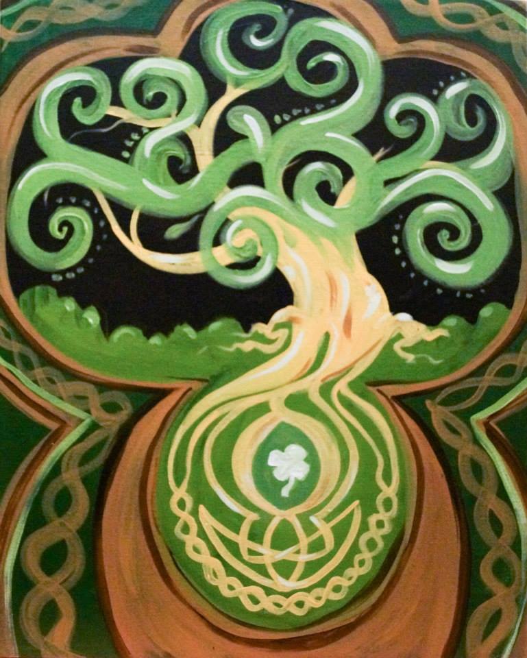 769x960 Celtic Tree Of Life Splash Studio Painting - Celtic Painting