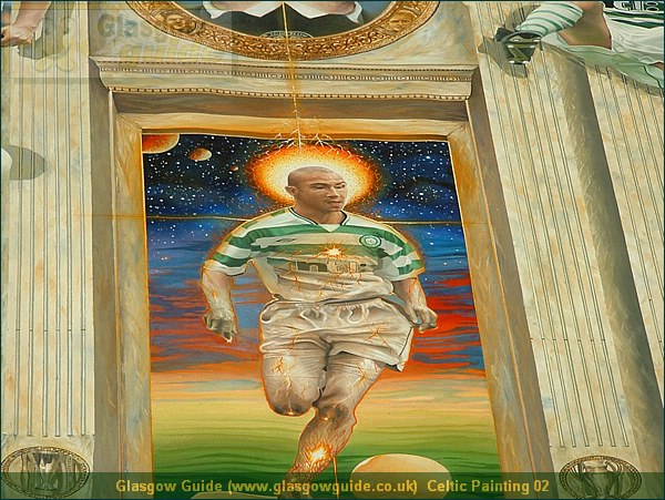 600x451 Glasgow Guide Glasgow Images Glasgow City Centre Celtic Painting 02 - Celtic Painting