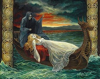 340x270 The Empress Tarot Goddess Of Abundance Original By Emilybalivet - Celtic Painting