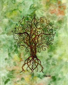 236x294 Celtic Tree Of Lifenorse Artlife Symbolceltic Knot Symboltree - Celtic Tree Of Life Painting