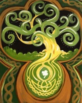 276x345 Splash Studio Painting Celtic Tree Of Life Tree Of Life - Celtic Tree Of Life Painting