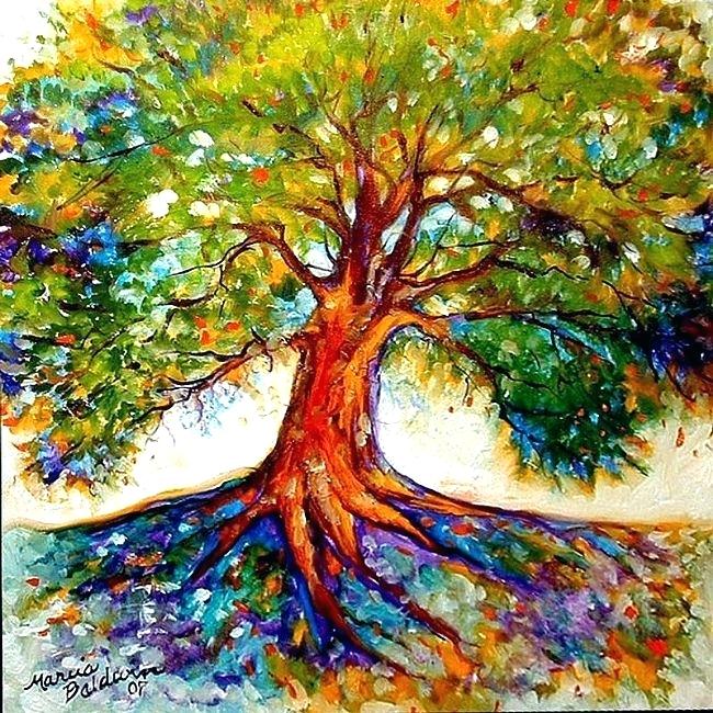 650x650 Tree Of Life Artwork Framed Tree Of Life Artwork All Sizes Here - Celtic Tree Of Life Painting