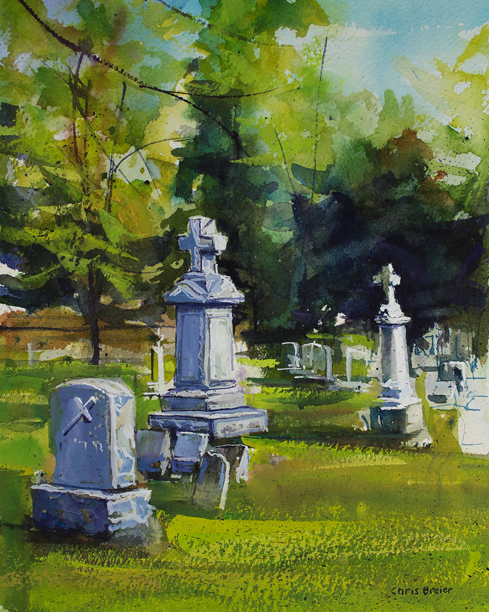 Cemetery Painting at Explore collection of