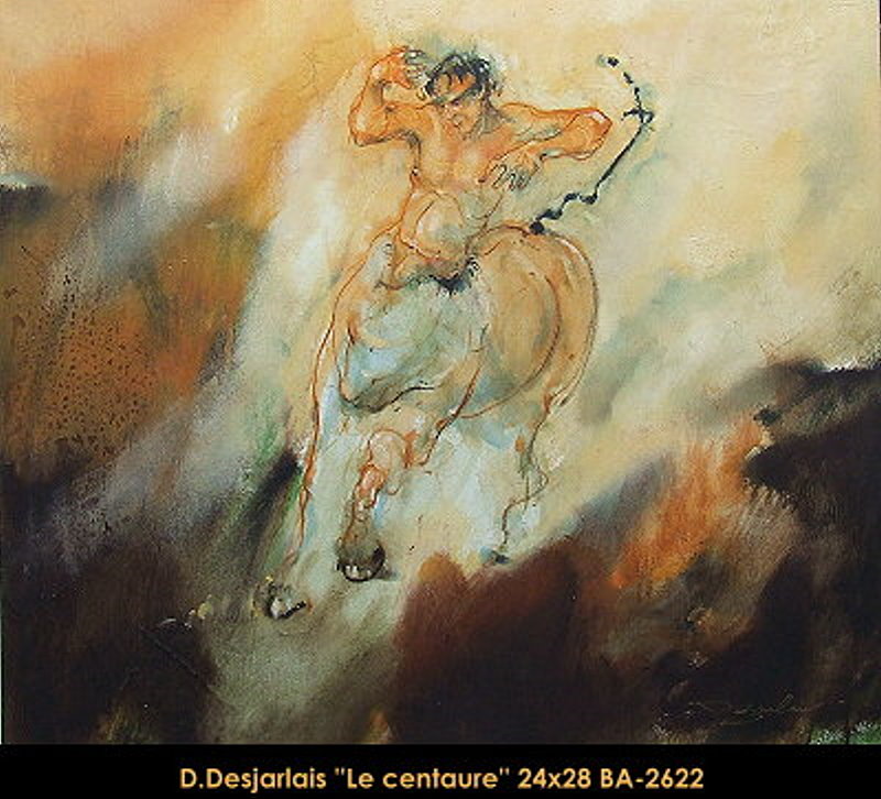 800x726 Le Centaure - Centaur Painting