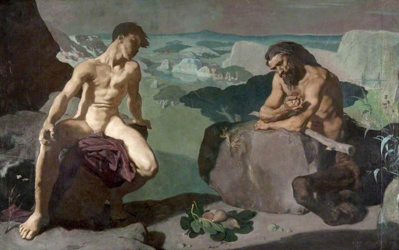 800x502 Melampus And The Centaur Painting Glyn Warren Philpot Oil Paintings - Centaur Painting