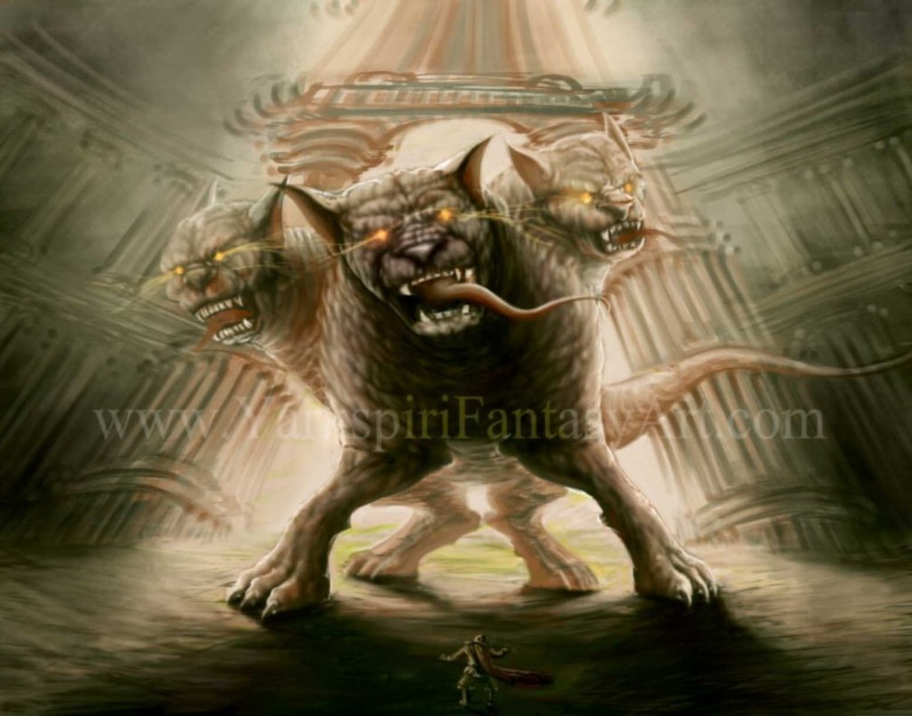 1008x792 Cerberus Digital Painting + Video Tutorial By Yarkspiri - Cerberus Painting