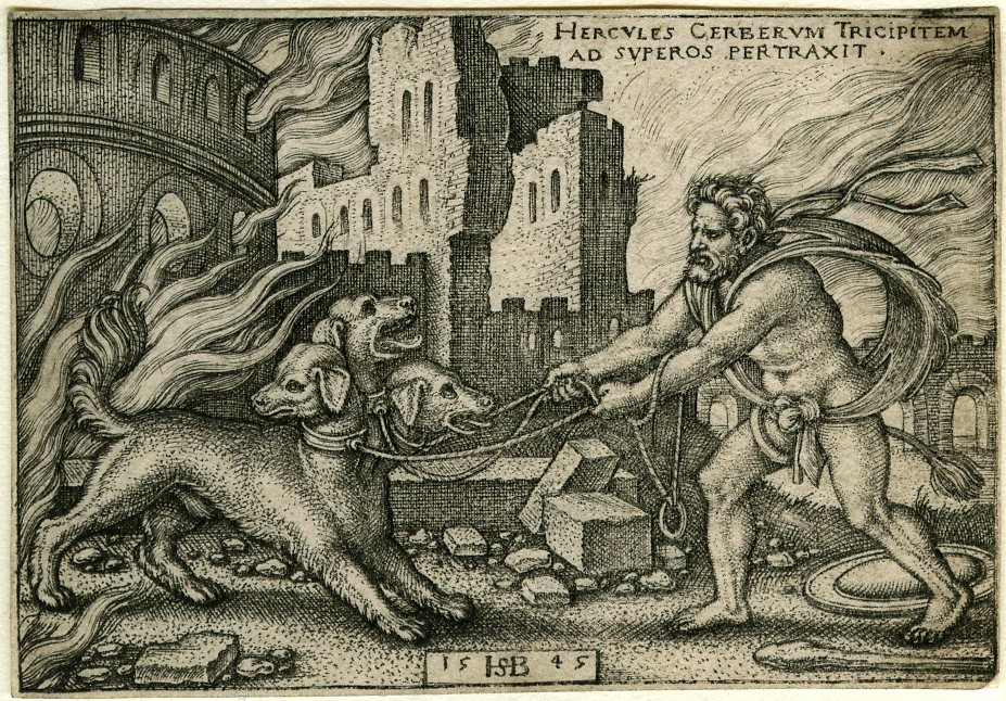 927x646 Filehercules Capturing Cerberus.jpg - Cerberus Painting