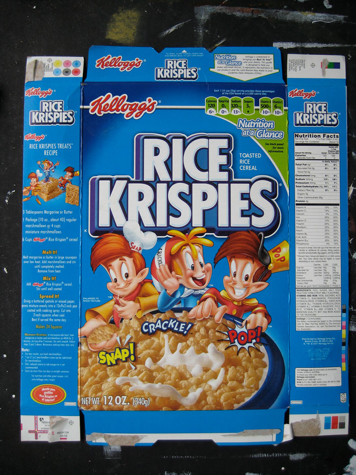 700x933 Tutorial Cereal Box Transfer Paintings Part 1 - Cereal Painting