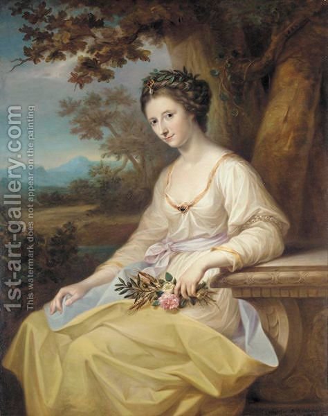 474x600 Portrait Of The Hon. Anne Seymour Damer As Ceres Angelica - Ceres Painting