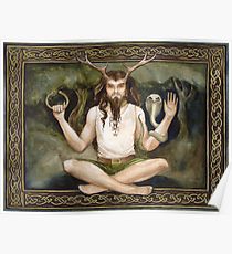 210x230 Cernunnos Painting Amp Mixed Media Posters Redbubble - Cernunnos Painting