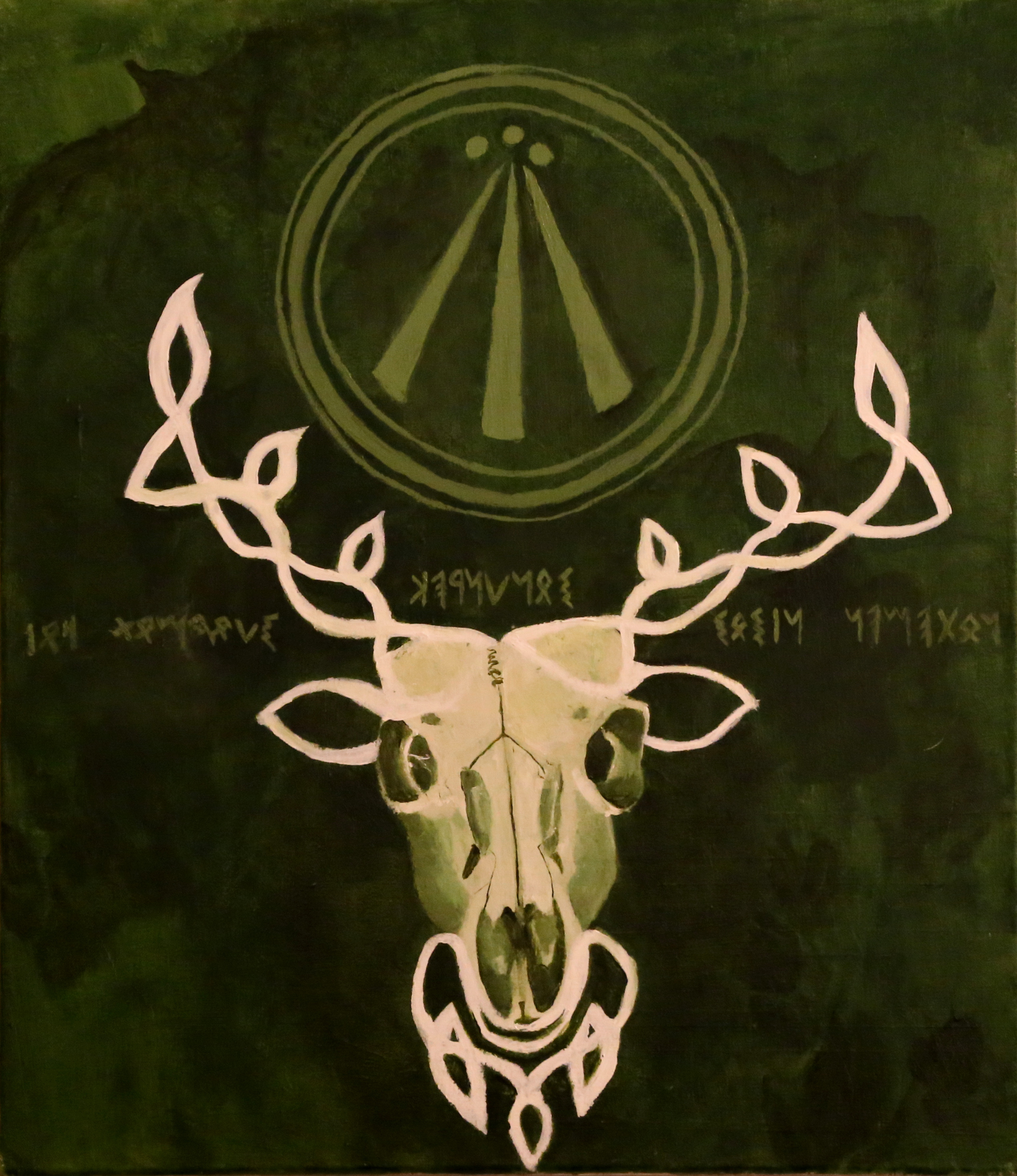 2540x2937 Cernunnos Painting Full Size - Cernunnos Painting