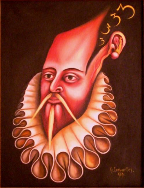 497x650 Portrait Of Miguel De Cervantes Saavedra. (Axis) - Cervantes Painting