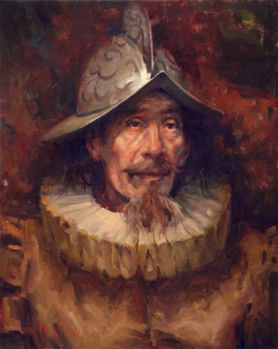 543x683 Don Quixote Step 3 All Good Art - Cervantes Painting