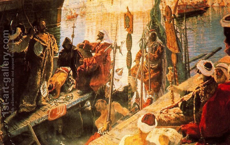 800x505 Cervantes En Argel Antonio Munoz Degrain Reproduction 1st Art - Cervantes Painting