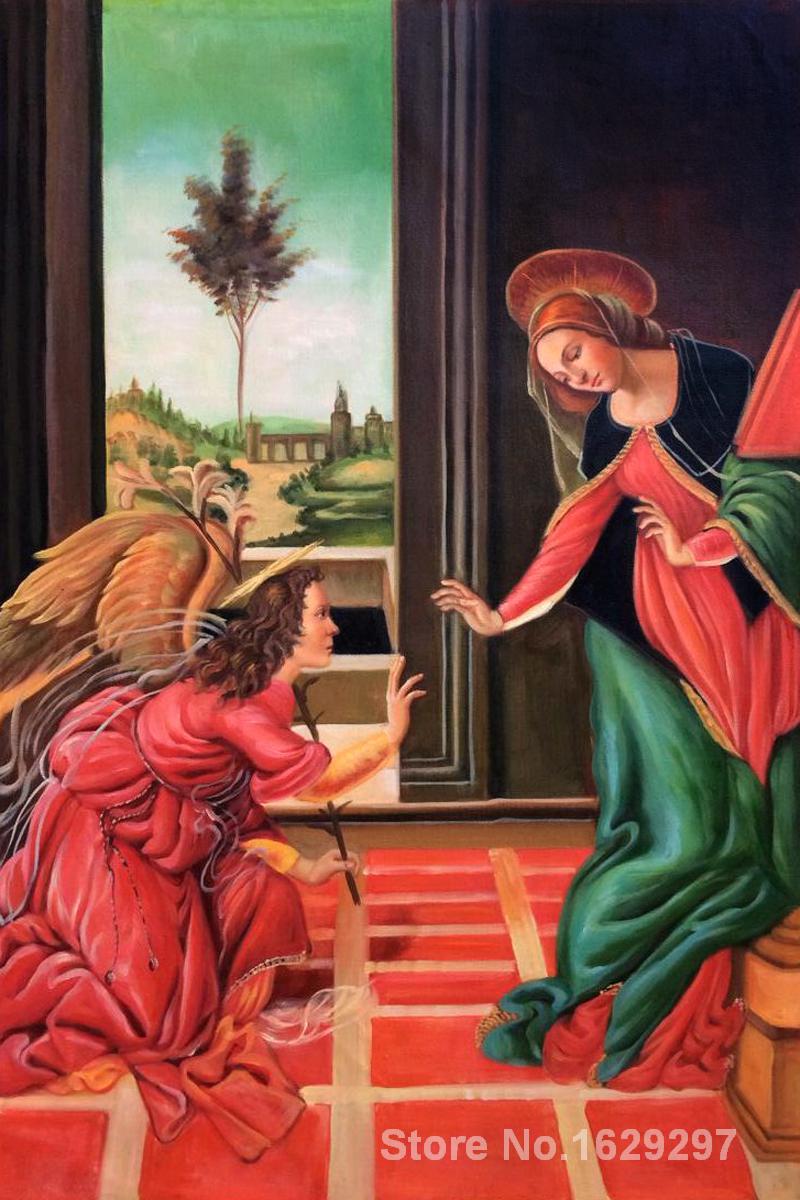 800x1200 The Cestello Annunciation Sandro Botticelli Painting For Bedroom - Cestello Annunciation Painting