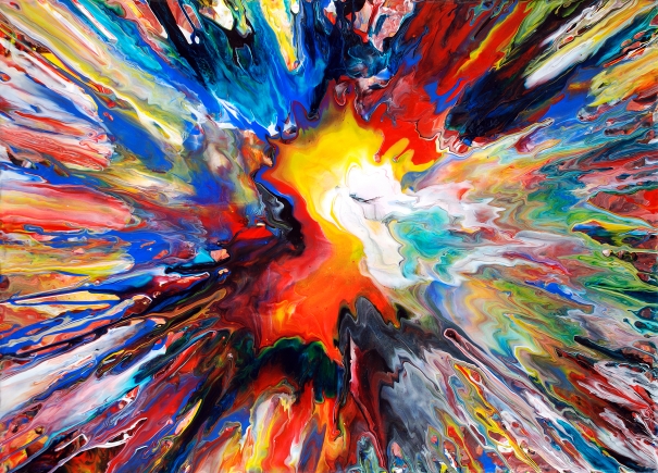 605x435 Spin Painting 24 By Mark Chadwick Buy Affordable Art Online - Chadwick Painting