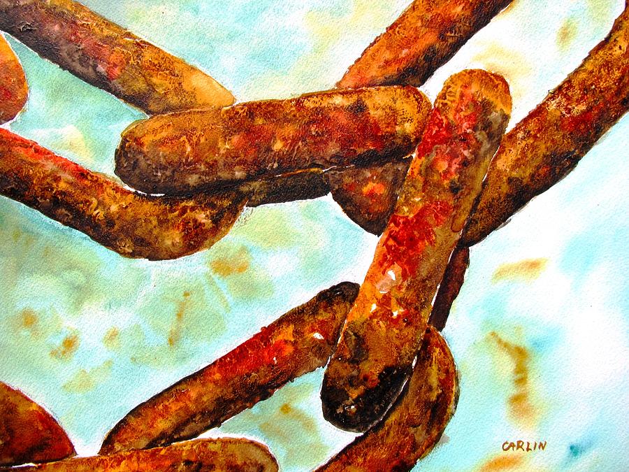 900x675 Sea Chain Painting By Carlin Blahnik Carlinartwatercolor - Chain Painting