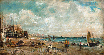 400x212 The Marine Parade And Chain Pier, Brighton (Sketch) Constable - Chain Painting