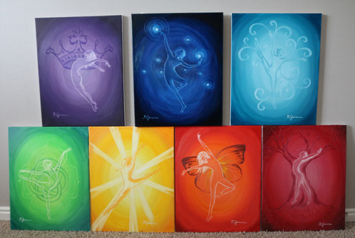 498x334 Sold - Chakra Painting
