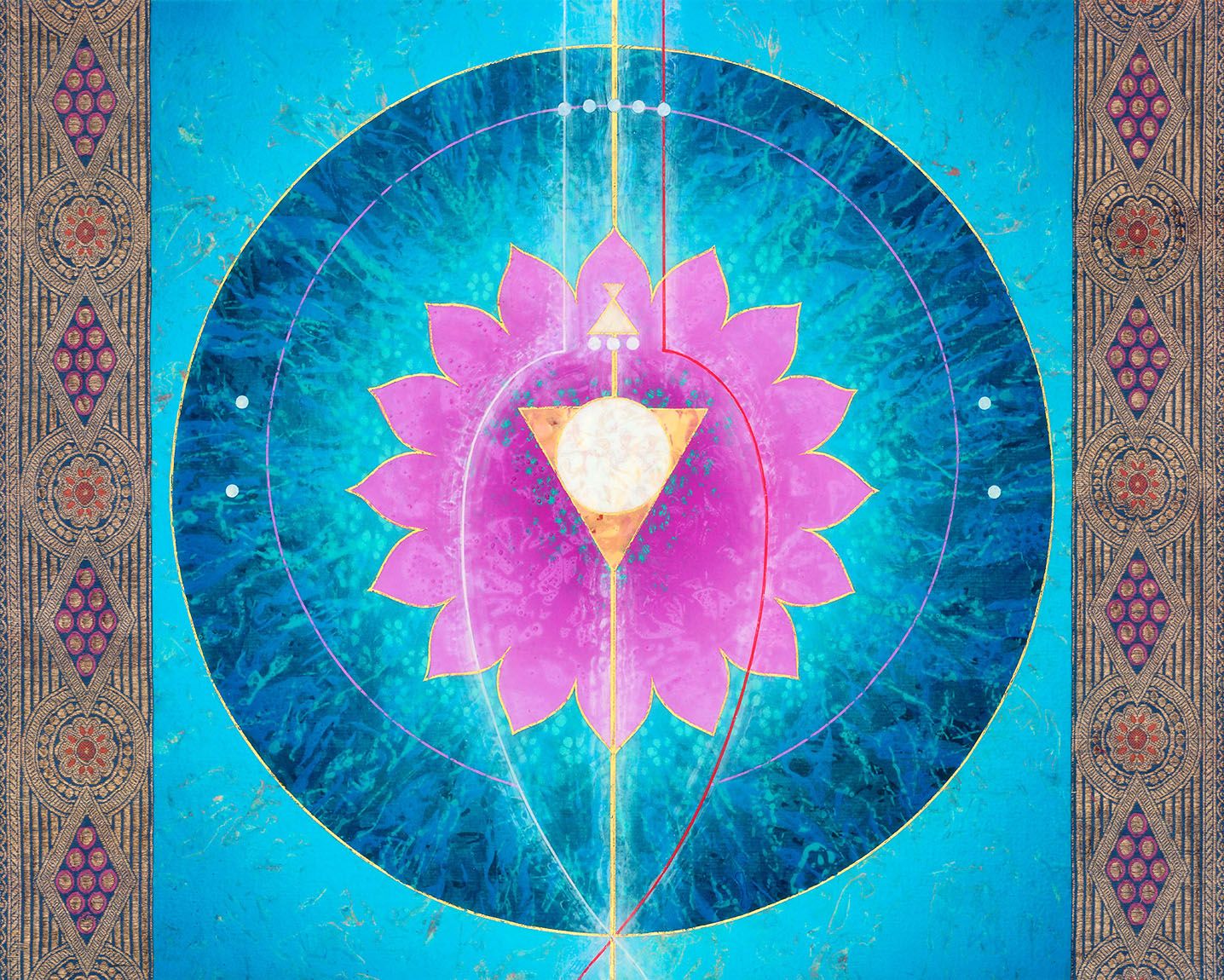 1436x1150 Socrates Geens, Visuddha Chakra Esoterismo - Chakra Painting