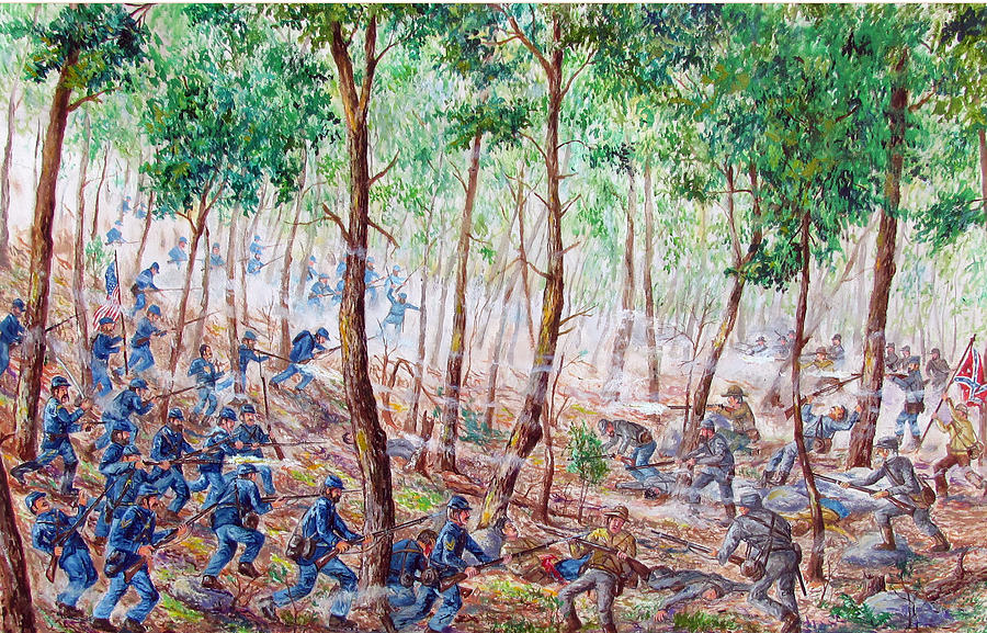 900x577 Chamberlains Charge Painting By Philip Lee - Chamberlain Painting