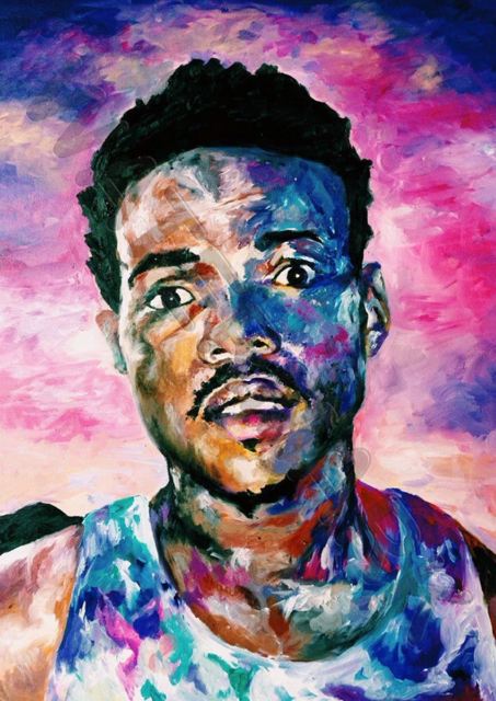 453x640 Chance The Rapper Acid Rap Music A3 Art Print Photo Poster Amk3017 - Chance The Rapper Painting