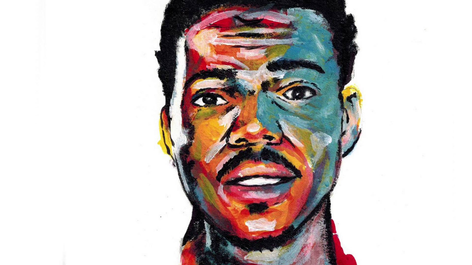 1920x1080 Chance The Rapper Type Beat Angel Wings - Chance The Rapper Painting