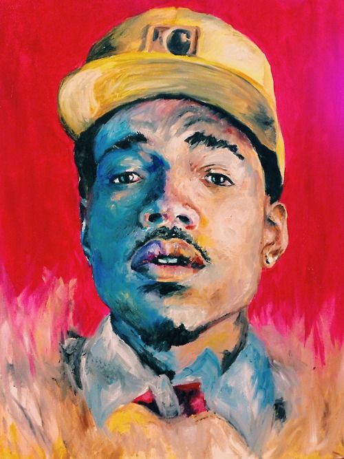 500x667 Chance The Rapper Painting - Chance The Rapper Painting