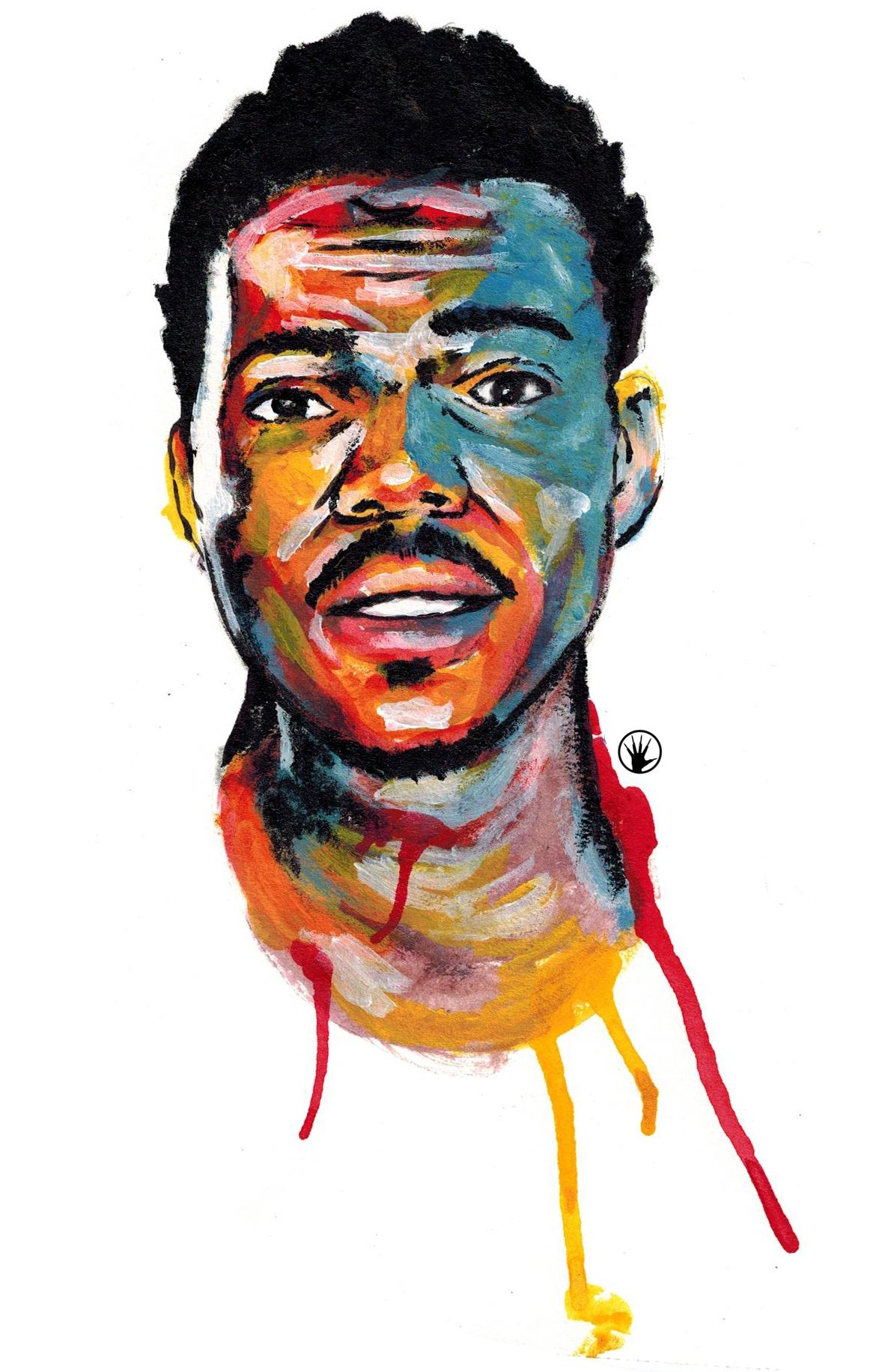 1186x1831 Pencilfingerz Painting Of Chance The Rapper Art - Chance The Rapper Painting