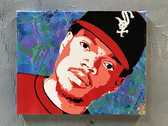 667x500 Chance The Rapper Painting - Chance The Rapper Painting