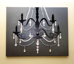 236x205 Another Great Find - Chandelier Canvas Painting