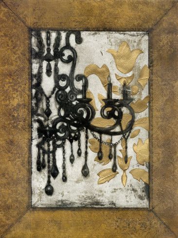 366x488 Antique Chandelier I Chandeliers, Canvases And Google - Chandelier Canvas Painting