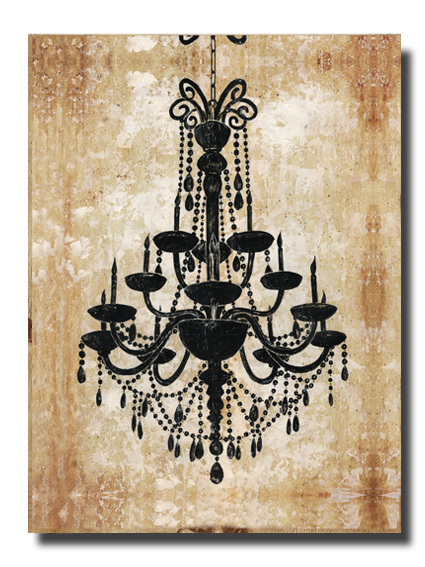 425x567 Canvas Painting Wall Art Home Decorationchandelier 1 Canvas - Chandelier Canvas Painting