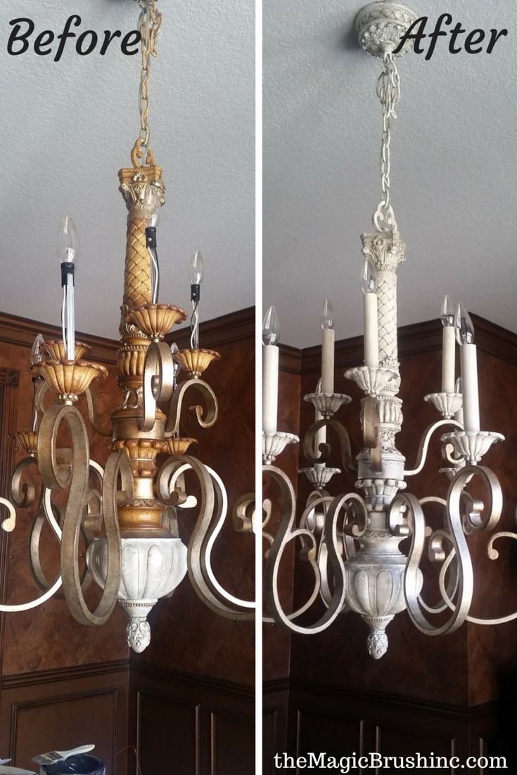 735x1102 Painting Light Fixtures And Chandeliers Tired - Chandelier Painting