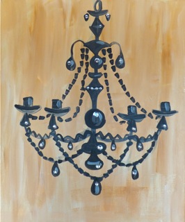 266x320 Chandelier - Chandelier Painting