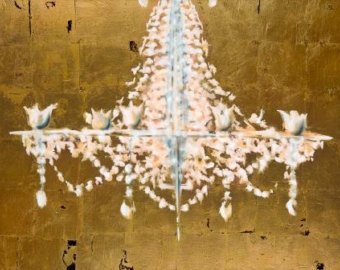 340x270 Chandelier Painting Etsy - Chandelier Painting