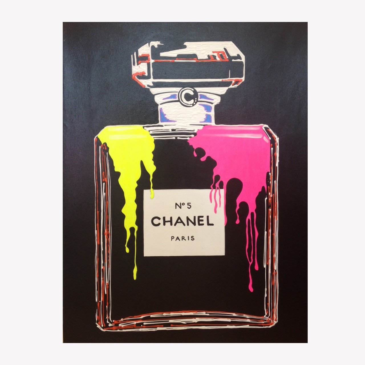Chanel Canvas Painting at PaintingValley.com | Explore collection of ...
