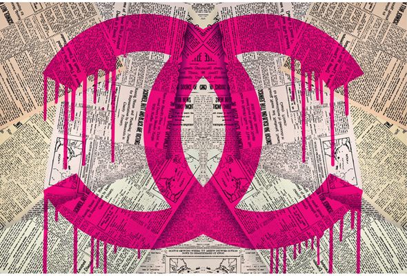 590x400 Chanel Painting By Fluorescent Palace Chanel Logo - Chanel Logo Painting