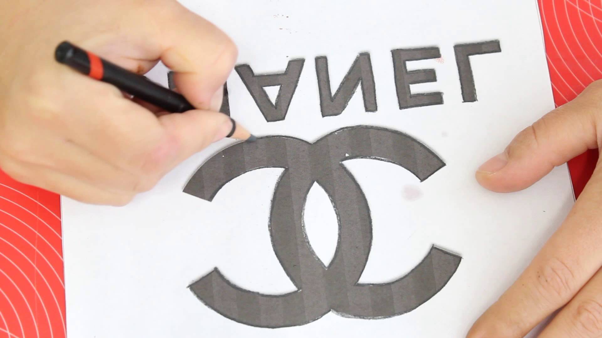1920x1080 Kricky Cakes Decoration Chanel Logo Painted To Fondant - Chanel Logo Painting