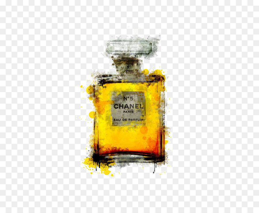 900x740 Chanel No. 5 Perfume Painting Poster - Chanel No 5 Painting