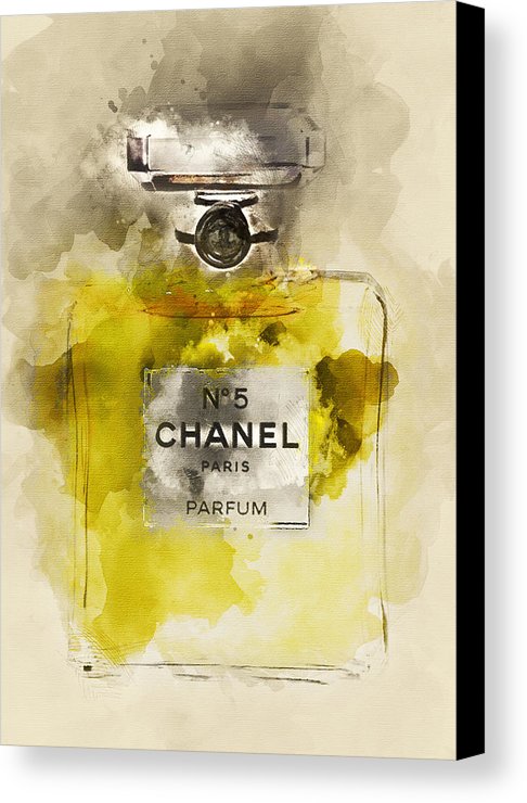 486x740 Chanel No. 5 Watercolor Poster 5 - Chanel No 5 Painting